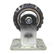 4 inch heavy duty flat plate rigid beacon casters